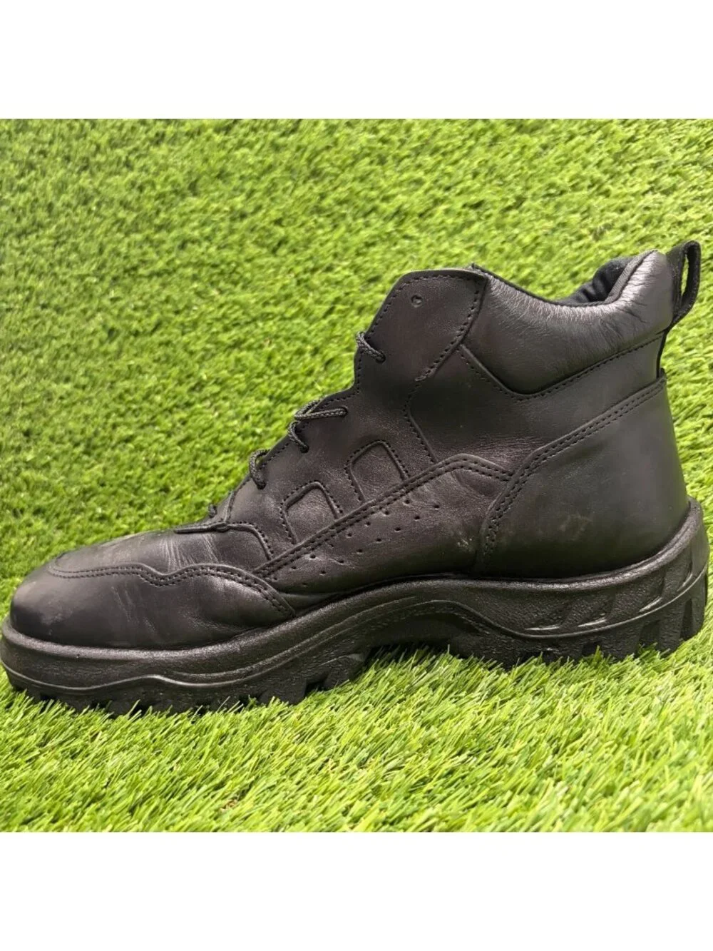 Rocky TMC Postal-Approved Duty Mens Size 14 Triple Black Leather Chukka Boots